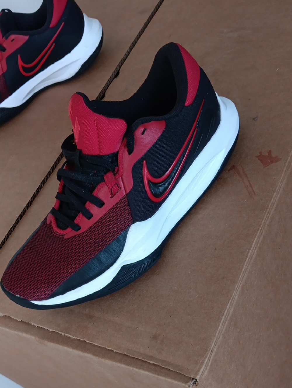 Nike Men’s Red and Black Athletic Sneakers